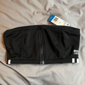 Adidas Bra Top w/ Zipper- Small